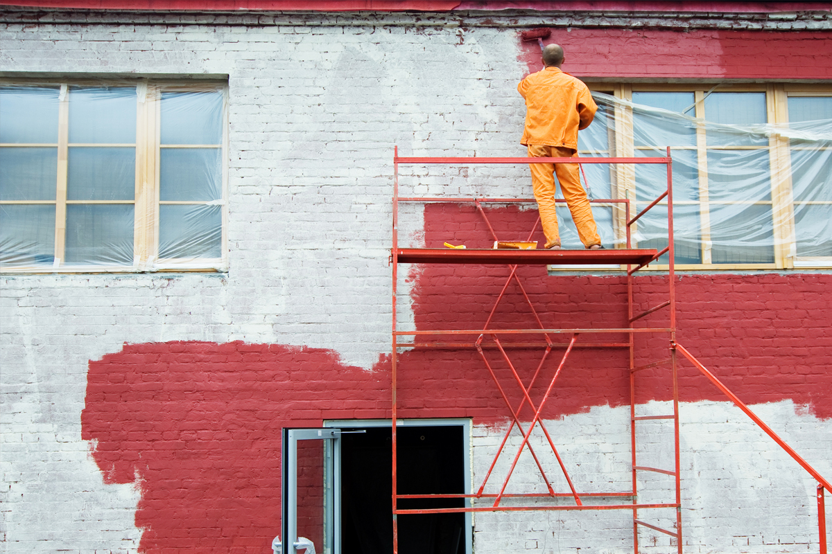 Exterior house painting service
